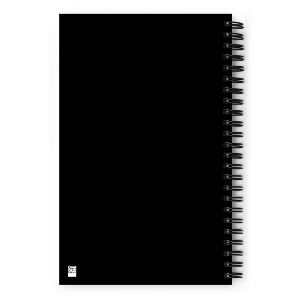 Black & Gold Spiral Notebook - Image 2