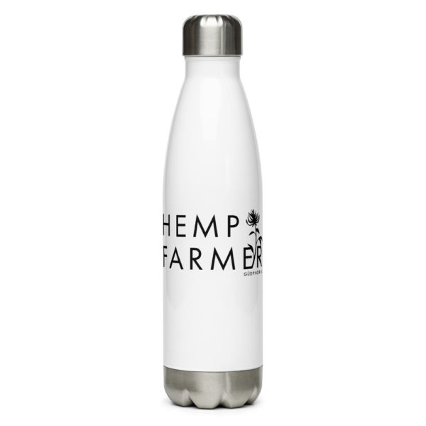 Hemp Farmer Stainless Steel Water Bottle